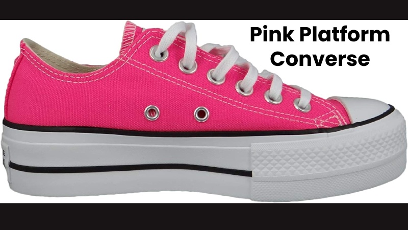 Pink Platform Converse