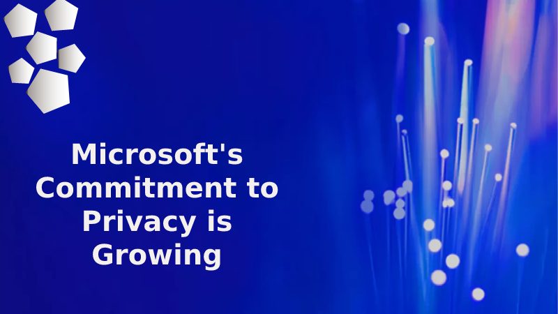 Microsoft's Commitment to Privacy is Growing.